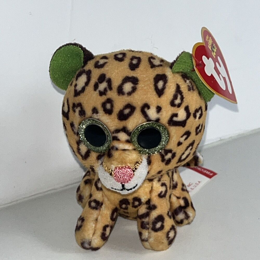 Ty Beanie Boos 3.5" Plush Freckles Cheetah McDonalds Toy Mini Stuffed Animal